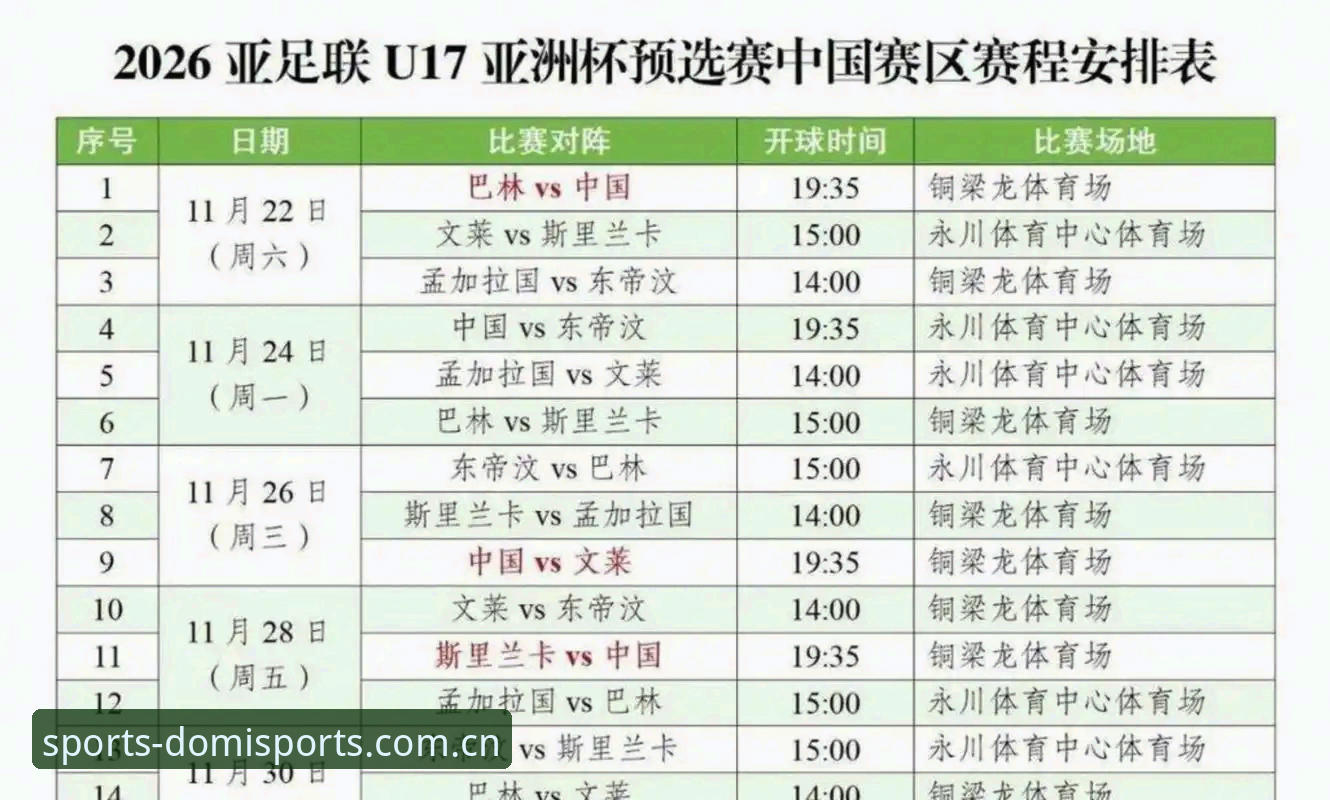 多米体育使用教程 U17世界杯抽签结果解读与观赛操作教程